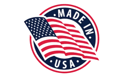 Proudly manufactured in United States facilities following strict domestic quality control standards.